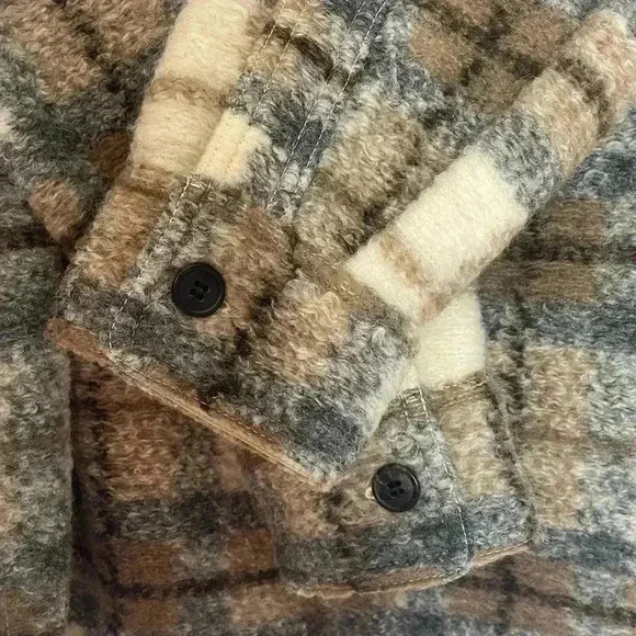 Isabel Marant Étoile Gastoni Checked Wool-blend Jacket Size 36 FR Small - Picture 10 of 15